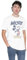 Cotton Soul Mickey Mouse Mickey Mouse & Friends Mickey Washout Mens T Shirt, White, Medium