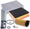 BESTPRICE Set di filtri di ispezione con 1x filtro olio, 1x filtro abitacolo, 1x filtro aria, 1x filtro carburante compatibile con BMW Serie 4, Serie 2, Serie 3 (F34)(F30, F80)(F31), Serie 1