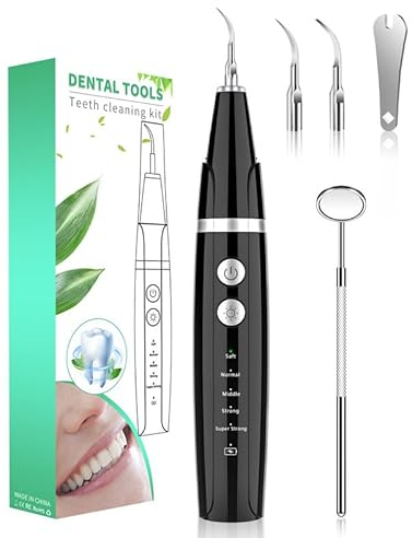 kit Detartrage dents | Brosse à Dent Élimine 99% du Tartres et Plaques | Détartreur Oral et Blanchiment Dentaires | Hygiène Dentaire Haleine Fraiche Hydropulseurs et Irrigateurs