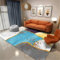 tepiche für Wohnzimmer Teppich Flur Multi-Size bunter Kunst Design rechteckiger Schlafzimmer Teppich bequem und langlebig ankleidezimmer deko 160X230CM