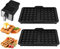 KILDOWS 2 Pezzi Inserti per Cialde Accessori per Friggitrice ad Aria, Stampo per Cialde Belga in Silicone, Compatibile con Ninja AF400EU, AF451EU, AF500DE, SL400EU, Riutilizzabile