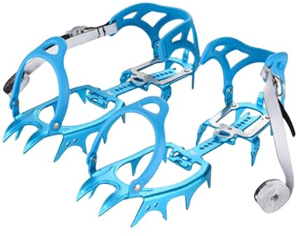 Eisgreifer für Schuhe, rutschfeste 14 Krallen, leichtes Aluminium-Traktionswerkzeug – rutschfeste , für Damen und Herren, Winter, Klettern, Angeln, Wandern, Joggen, Stiefel im Freien