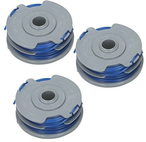 Spares2go Lot de 3 bobines et fil pour débroussailleuse Mac Allister