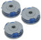 Spares2go Lot de 3 bobines et fil pour débroussailleuse Mac Allister
