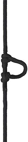 ZSHJG 3m Bogenschießen D Loop Seil Bogensehne Freisetzung Nockender D-Ring Schnalle Release Compoundbogen Zubehör (Schwarz)