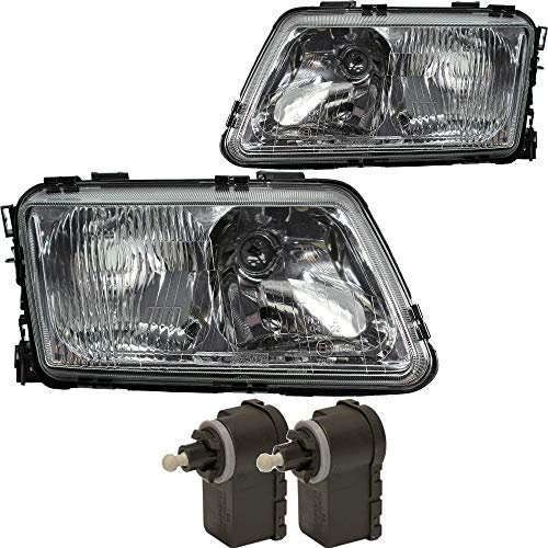 Scheinwerfer Set für A3 8L 96-00 ohne Nebelleuchte inkl. Motor