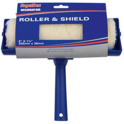3 x Decorator Roller & Shield 9 X 1.5 / 225MM X 38MM