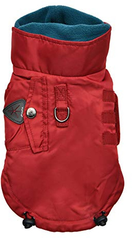 Puppia Hundemantel für kleine und mittelgroße Hunde - Tomas - wohlfühlende Wärme und Komfort - Hundejacke