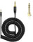 Xivip 3m Black Coiled Headphone Audio Cable, 3.5mm to 6.35mm Adapter, Compatible with Bose QC45/QC35/QC25/On-Ear/Soundlink/SoundTrue Headphones & Speakers