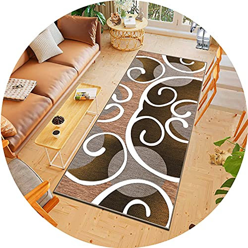 ACUY Alfombras De Pasillo Baratas 80x200cm Alfombra Cocina Vinilo Antideslizante Personalizar Talla para Pasillo Cocina Sala de Estar Dormitorio