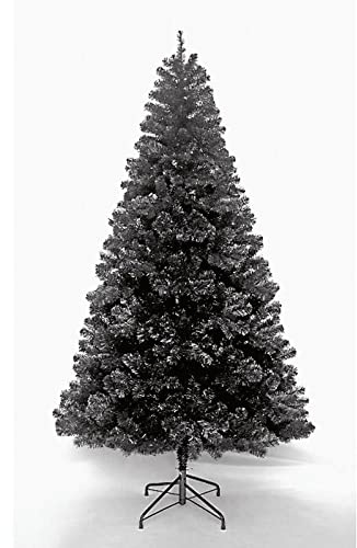 GSD Colorado Chrtistmas Xmas Tree - Green, Grey, Black, White, Frosted or Flocked (150cm (5ft), Black)
