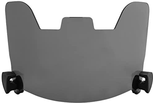 ZAKVOP Black Football Visor, Helmet Visor for Adults & Youth, Eye Shield with Football Visor Clips, Easy Install, Scratch Resistant