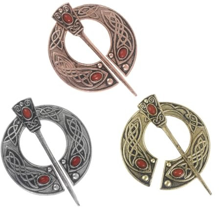 Amosfun 3st Gewandschließe Schalnadel Vintage Mantelnadel Schal Schal Umhang Nadelverschluss Vintage Brosche Blumenstrauß Mittelalterliche Broschennadel -brosche