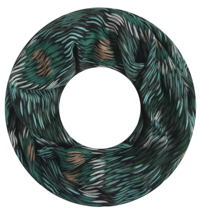 Majea Damen Loop Schal Schlauchschal Halstuch (880025) (grün 14)
