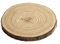 Base Rotonda di Legno con Corteccia per il Calco Mani Coppia - Dischi di Legno Naturale - Ideale per il Tuo Calco delle Mani - Diametro 15.5 cm - Utlizzabile anche come Centrotavola, Portapiante