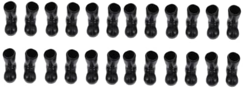 BESTonZON 24 Pcs Christmas Boots Model Small Boots Pendant Hiking Boots Christmas Boots Ornament Xmas Themed Decorative Christmas Boots Decoration Plastic Dining Table Child Party Supplies