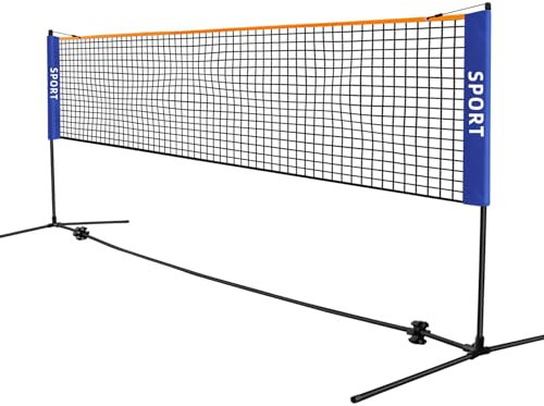 Filet standard de badminton, de volley, de tennis pour entraînement professionnel, installation simple, 3, 4 5, 6 m