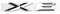 YSRWTBBA 3D-Autoaufkleber, Zubehör, Emblem, Abzeichen, X6-Logo, kompatibel mit 2009, Zubehör 2019, einfach abziehen und abzi(Silver)