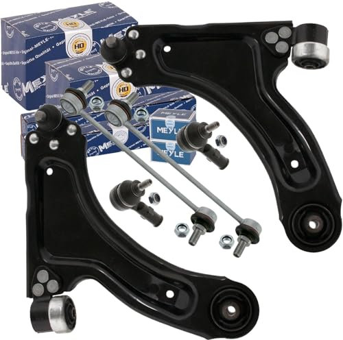 2x Querlenker + HD Koppelstangen + Spurstangenköpfe vorne für Corsa Combo