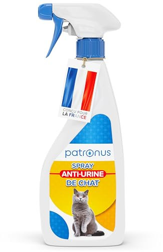 Marqueur Anti-Urine spécial Chat 500ml - Non Colorant - Dressage & éducation, Stop Pipi, Accessoires efficaces pour Chats - pour l'intérieur