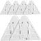VICASKY Juego de seguridad infantil para puertas correderas de cristal, 6 piezas