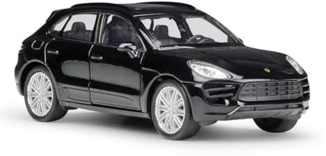 CUTSUGOK maßstabsgetreues Auto 1:36 Für Porsche Macan Turbo Scale Simulator Zurückziehen Auto SUV Modell Auto Metall Diecast Auto Modell Modellfahrzeug zum Sammeln(A)