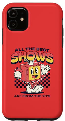 70s TV Shows Vintage Funny Quote Millenial Gen X Xennial Case for iPhone 11