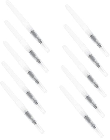 Sewroro Tintenstift Wasserlösliche Bleistifte 10-teiliges Wassermalpinsel-set Aquarellpinsel Für Kunst Bleistiftpinsel Für Aquarell