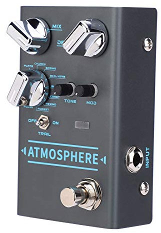 Reverb Effect Pedal mit 9 Digitalen Typen für Gitarristen - Verbessern Sie Ihren Sound mit Trail- und Modulationsfunktionen