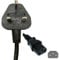 Lite-am 2m UK Mains AC Wall Power Cable 3 Prong Lead IEC C13 Kettle Cord For Acer KA240H Monitor