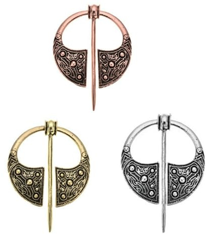 Jpltlvy Broche Nordique Vintage Art Déco Rétro Bohème Style Femme Écharpe Pull Blouse Broche pour Occasions Spéciales