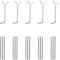 Lyreh Cat Eye Heart Magnet for Nails, Professional Cat Eye Nail DIY Tools Set with 5pcs Magnetic Rod & 5pcs Y-Shaped Guide Sticks for Stunning DIY Manicure