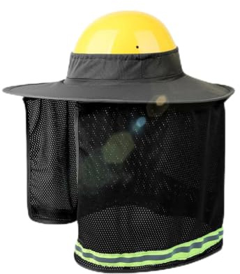 Visera Solar para Casco De Seguridad Malla Impermeable y Reflectante de
