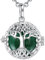 Eudora 20mm keltischer Baum des Lebens Harmony Ball Anhänger Halskette Musik Glockenspiel Frauen Schmuck, schönes Geschenk, 30 Kette