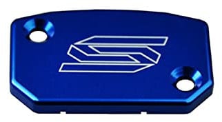 SCAR Couvercle maitre cylindre frein avant Compatible avec SHERCO BREMBO SER SEFR 125 250 300 450 10-25 - Bleu