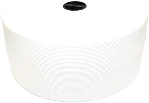 Jajasio Gummiband weiss 80mm 2 Meter, Elastisches Band für Nähen