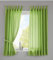 Gardinenbox 2er Set Vorhänge Schal Schlaufen »Berlin« HxB 175x140 cm Apfelgrün Blickdicht Microsatin Lichtdurchlässig Kräuselband Uni Matt, 20400N2