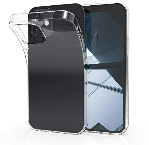 kwmobile Hülle kompatibel mit Apple iPhone 12 Mini - Silikon Handyhülle transparent - Handy Case in Transparent
