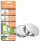 5Plus Group 5 Pcs CR1632 CR 1632 DL1632 LM1632 3V Lithium Battery Mercury free Long Life Strong Power 3 Volt Lithium Flat Batteries for electronic devices Watch household items car remote key