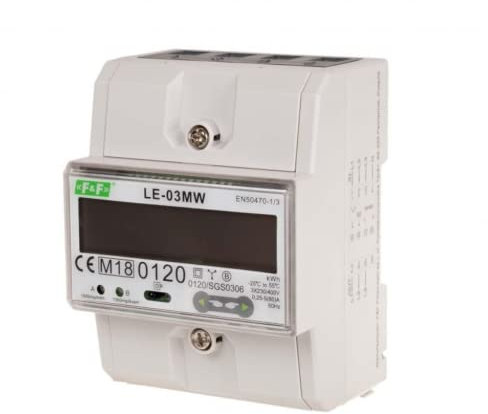 3-Phasen Stromzähler MID Drehstromzähler Zähler LCD Strom