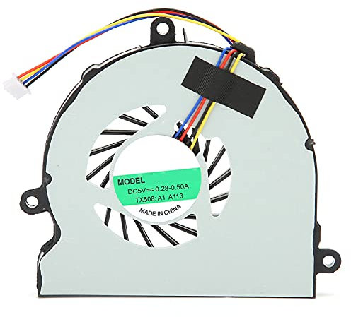 CPU Cooling Fan, 4Pin Case Fan Replacement, Laptop Cooler Computer Cooling Fan Radiator for HP Notebook 15-AC/15-AY/15-AY/15-BA/250 G4