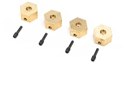 Axial Hex Hubs, Brass (7g): UTB18 (4)