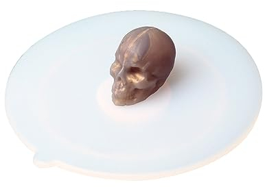 Haohon Latta Biscotti Ermetica Coperchio per Tazza in Silicone Rotondo 11 cm Coperchio sigillante Trasparente Antipolvere (C, One Size)
