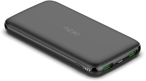OKZU 5V 2A 10000mAh Power Bank for Heated Gilet Vest, Thin, Lightweight Compact USB C Portable Charger,Battery Pack for heated clothes