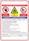 M-ITALY CARTELLO SEGNALETICO - ATTENZIONE IMPIANTO GPL - Adesivo Extra Resistente, Pannello in Forex, Pannello In Alluminio (20x31, Adesivo)