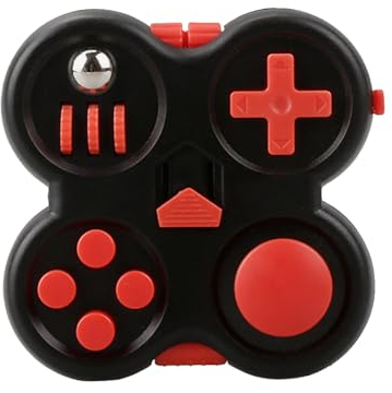 Tabanzhe Fidget Controller Pad - Ultimate Stress Relief Gadget for ADHD, ADD, Autism - Controller Stress Reducer Cube Button Toy