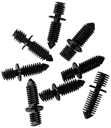 100 Stück Auto-Clips, Stoßstangen-Verschlüsse, Kunststoff, Pushniet, Baum-Clip, A147