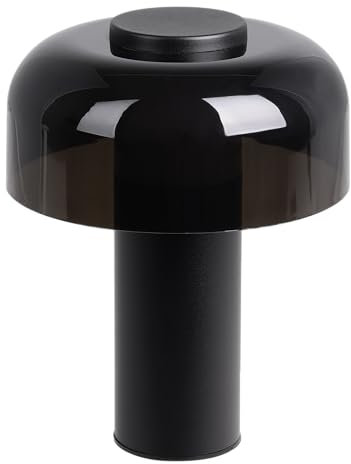 EGLO LED Tischlampe außen Ponente, Akku Nachttischlampe touch dimmbar, Outdoor Tischleuchte kabellos, aufladbar per USB, Metall und Kunststoff in Schwarz, warmweiß, neutralweiß, IP44