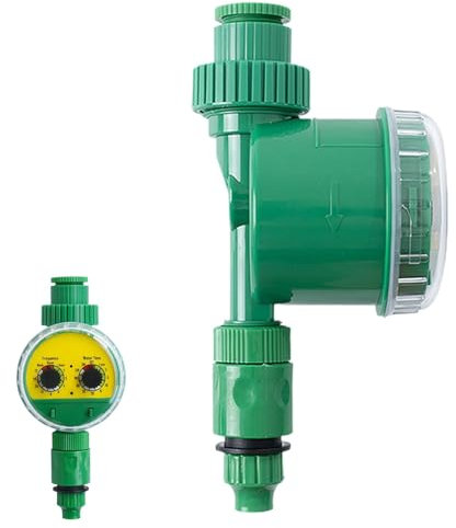 yupeuooe Temporizador de riego para Manguera, Temporizador de Agua | Temporizador de riego Digital | de Control de riego automático y programable para un riego automático eficiente