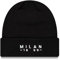 New Era Wintermütze Cuff Beanie - AC Mailand schwarz